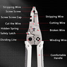 Wire Stripper Pliers Multifunctional Electric Cable Stripper Crimper Cutter DIY