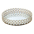 Mirror Gold Dessert Cupcake Cake Stand Holder Display Plate Centrepiece Wedding