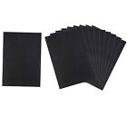 5x Black Felt Fabric Adhesive Sheets Multipurpose Velvet Sheet Sticky Glue Back