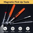 5 Pcs Portable Magnetic Pick Up Tool Extendable Telescopic LED Torch Magnet Rod