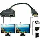 2PCS Splitter 1 Male to 2 Female Cable Port Convert Split Cable 1 in 2 out Cable