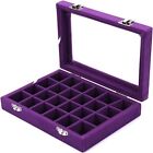 Velvet Earring Jewelry Display Hanger Organizer Box Holder Storage Case AU Stock