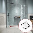 Tile Insert Smart Floor Grate Waste Drain Silver Shower Bathroom 100mm