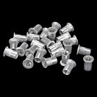 50x M6 Thread Carbon  Steel  Flat Head Rivet Nut Rivnut-Insert Nutsert AU