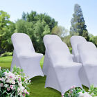 White Chair Covers Full Seat Covers Spandex Lycra Stretch Party Wedding