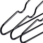 10X Metal Clothes Hangers Non Anti Slip Rubber Coated Wire Suit Coat Hanger