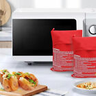 2X Microwave Potato Bag Baked Potato Corn Express Cooking Bag Reusable Washable