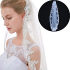 One/Two-tier 90/150/300cm Long Lace White Elbow Length Edge Wedding Bridal Veil