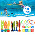 Underwater Swim Pool Diving Toys Summer Swimming Dive Toy Sets Water RIng Sticks