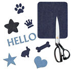 24x Assorted Iron On Denim Fabric Mending Patches Repair Kits For Denim Jeans AU