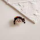Simple Cartoon Girl Hairpin Cute Styling Hair Accessories for Kids Fashion Gift