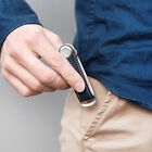 2pcs Leather Smart Keys Holder Organizer Clip Compact Folder Keychain Duration