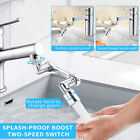 Extension Faucet Extender Rotate Robotic Universal 1080 Swivel Spray Arm Tap