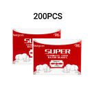 10-200 PCS Super Platinum Ultra Sharp Double Edge Cut Throat Barber Razor Blades