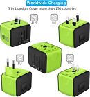 FAST 3.4 / 5A Universal Travel Adapter 3 USB &Type-C Outlet Converter Plug Power