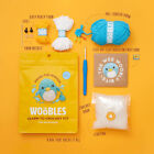 Beginners Easy Crochet Kit Crochet Hooks Knitting Needles Yarn Ball With Step-by