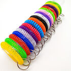 UP 100X Wristlet Keychain Stretchable Plastic Wrist Keychain Bracelet Wrist Coil