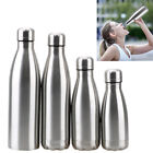 Stainless Steel Vacuum Water Bottle Sports Drink Cup Flask 500/750/1000ml