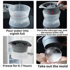 3PCS Large Ice Ball Maker Cube Tray Big Silicone Mold Sphere Whiskey Round Mould