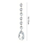 12pcs Acrylic Crystal Bead Droplet Wedding DIY Hanging Drop Chandelier Ornament