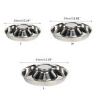 Feeder Bowl Stainless Dish Puppy Dog Pet Cat Litter Food Feeding Weaning Bowl AU