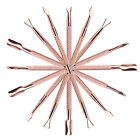 3pcs Cuticle Peeler Scraper Remove Gel Nail Polish and Pusher Spoon Nail Cleaner