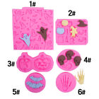 6PCS Halloween Ghost Bat Silicone Mould DIY Bat Pumpkin Craft Epoxy Resin Mould