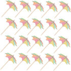 UP 200PCS Cocktail Drinking Drink Decoration Parasol Umbrella Picks Sticks Party