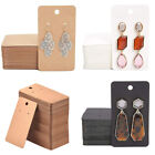 200PCS Earring Cards Jewellery Cardboard Paper Jewelry Display Holders 9x5cm New