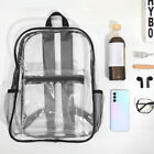 Transparent Backpack Bag Clear PVC Travel Shoulder Bag School Bag Strap Book Bag