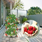 2Set Stackable 5-Tier Stacking Planters Tray Flow Grid System Vertical Garden AU