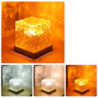 Water ripple atmosphere lamp square table lamp for bedroom bed head lighting