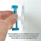 6X Suction Cup Hourglass for Tooth Brushing Shower Timer Suction Cup Count Down