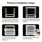 2PCS Aquarium Fish Breeding Box White Isolation Net PVC Hatchery Tool Species