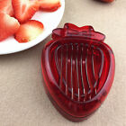 Strawberry Slicer Fruit Cake Plastic Carving Tools Cutter Decoration Salad Egg