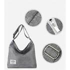 Tote Purse Travel Messenger Large Canvas Handbag Womens Shoulder Bag Ladies Gray