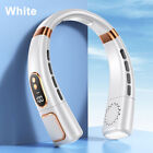 8000mAh Hanging Cooler with LED Lights Neck Fan Cooling Neckband Digital Display