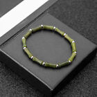 New Chinese Green Bamboo Splicing Bracelet Unique Handmade Jewelry Fashion AU