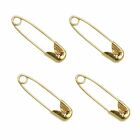 500Pcs Small Tiny Safety Pins Gold Color 19mm Brass Metal Sewing Craft Mini Pin