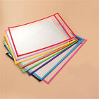 60PCS Dry Erase Pocket Sleeves Write and Wipe Pockets Paper Saver Tool for Kids