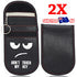 2x Car Key Signal Blocker Case Faraday Cage Fob Pouch Keyless RFID BlockingBag