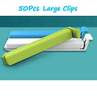10-100PCS  Plastic Food Storage Bag Sealing Clips Locks Mixed Color Sizes Large