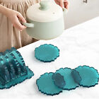 2sets Silicone Coaster Mat Storage Holder Resin Epoxy Mold Casting Pad Mould