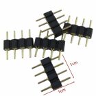 20x Male to Male 4 PIN RGB LED Strip Lights Controller Connectors 3528 5050 Lead