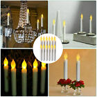 LED Candles Flameless Taper Flickering Battery Operated Candles 16.5x2cm