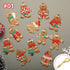 ❤ 12PCs Gingerbread Man Christmas Tree Hanging Pendant Gift Tree Decor Ornament