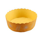100PCS  High Temperature Kraft Paper Bread Cupcake Holder Resistant Paper Cup