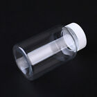 100pcs 50ml Plastic Clear Empty Liquid Bottles Vial Reagent Sample Containers AU