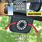 Solar Power Car Window Fan Auto Ventilator Air Vent Vehicle Exhaust Ventilation