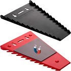 2X Wrench Organizer Magnetic Storage Rack Plastic Spanner Tools Holders 12 Slots